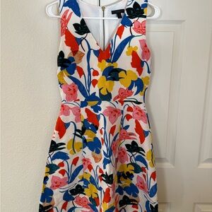 J. Crew Floral Sleeveless Dress